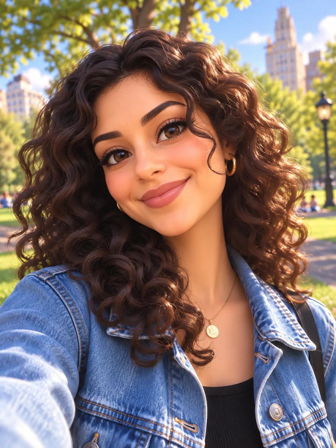 The same selfie rebuilt as a glossy 3D animated character. Remixed with Vormly Pro.