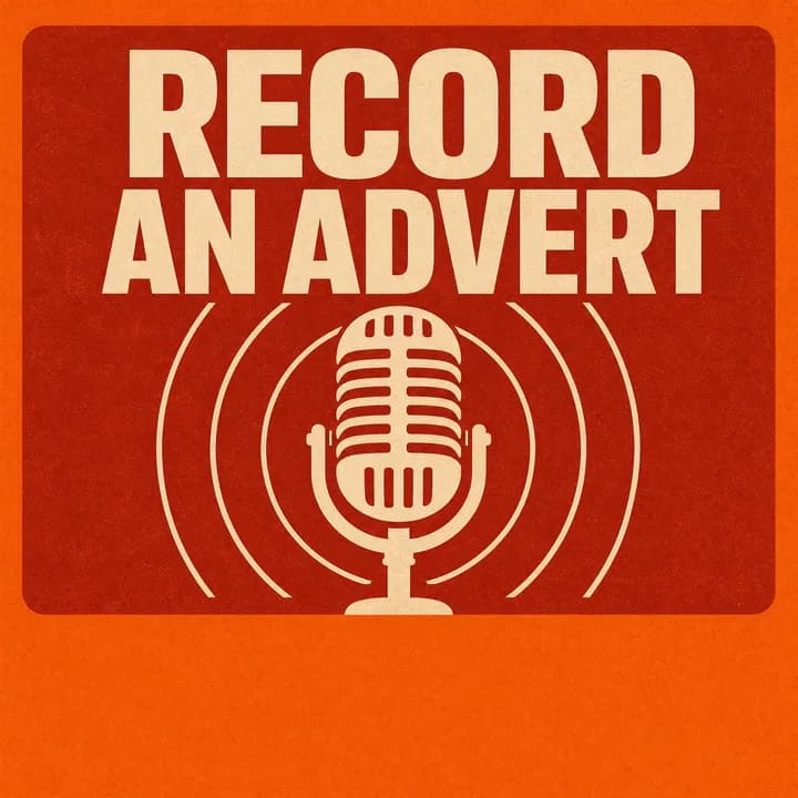 Record an advert — sample cover